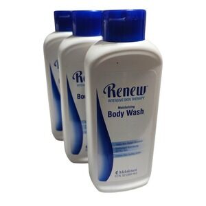 Renew Intensive Skin Therapy Moisturizing Body Wash for Dry Skin 12 oz 3 Pack